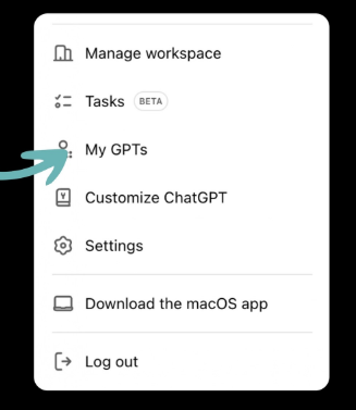 ChatGPT Agent-Go to My GPTs 