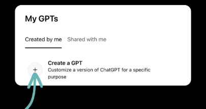 Click “Create a GPT”