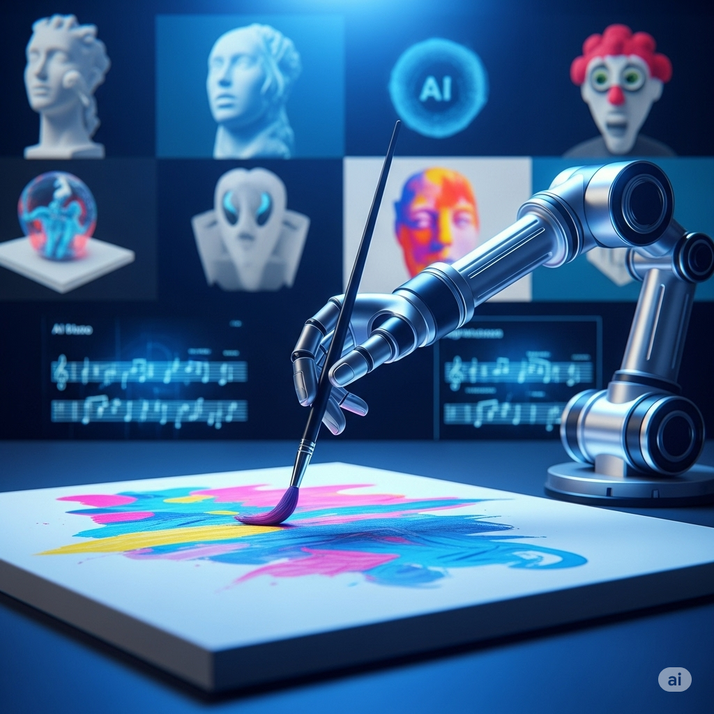 AI in the Creative Arts: How AI is Redefining Creativity