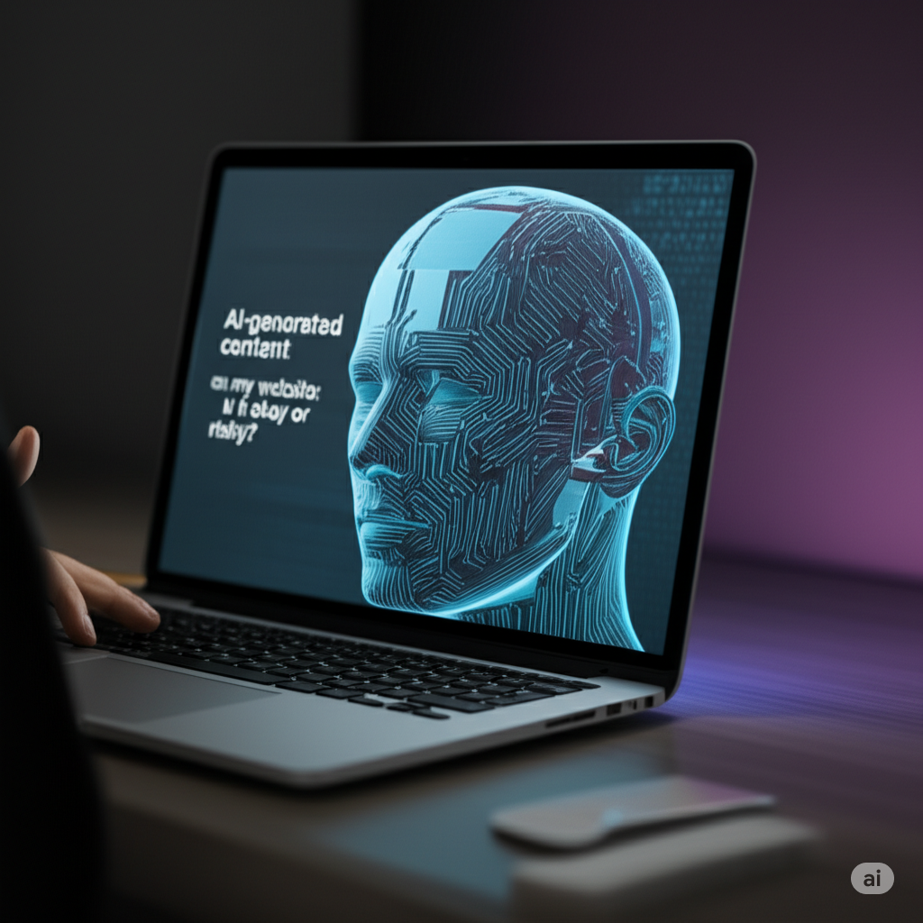 AI-generated content on my website: Is it okay or risky?