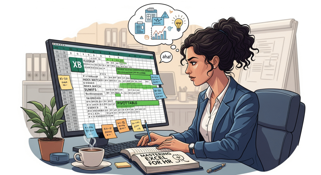 Excel in HR cheat sheet 2025 for professionals