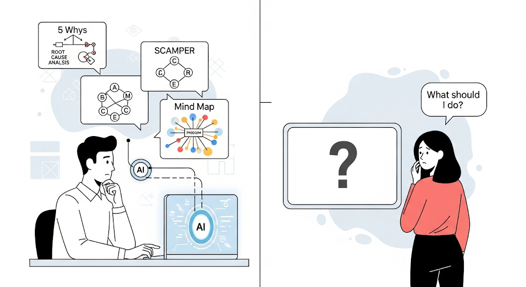 frameworks for AI brainstorming techniques