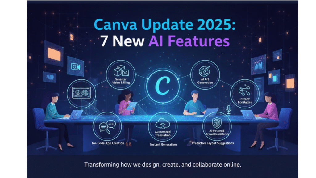 Canva update 2025 introducing new AI features for designers