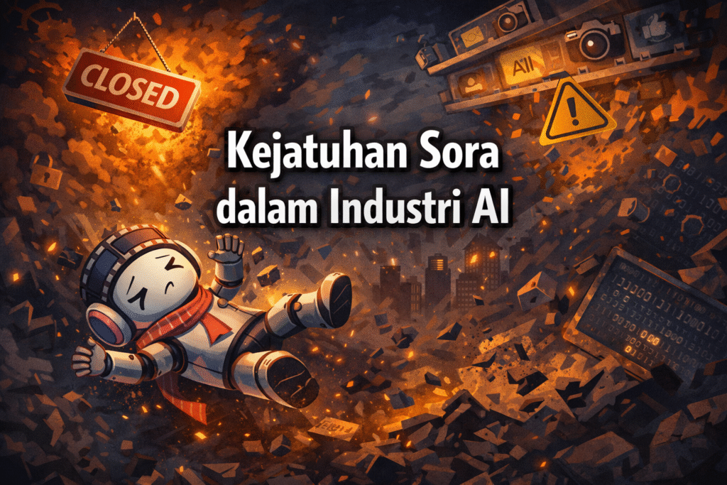 illustrasi Kejatuhan Sora dalam Industri AI