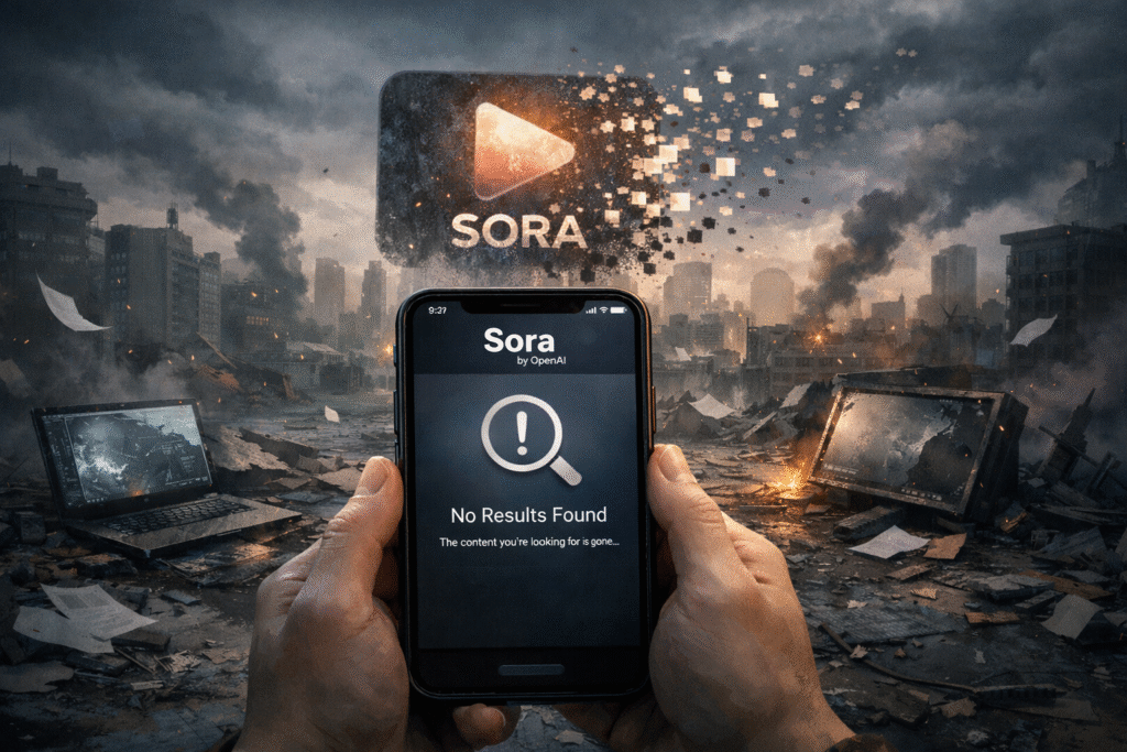 illustrasi Adakah Aplikasi Sora OpenAI Hilang Sepenuhnya?