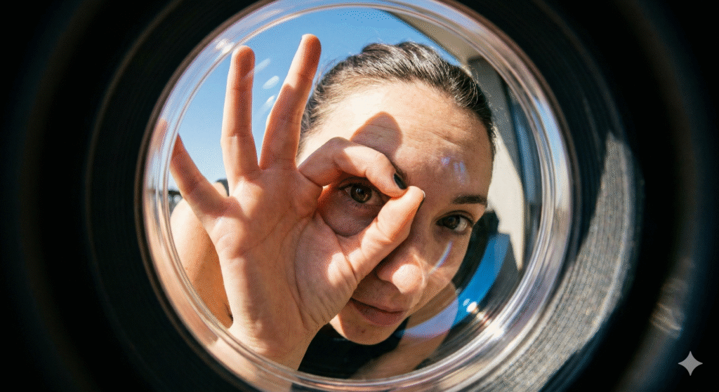 2. Fisheye Outdoor Close-Up