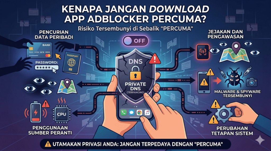 Kenapa Jangan Download App AdBlocker Percuma?