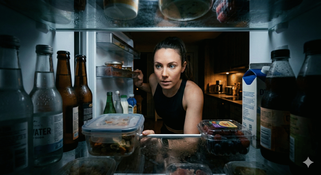 3. In-Fridge Shot (Sudut Dari Dalam Peti Sejuk)