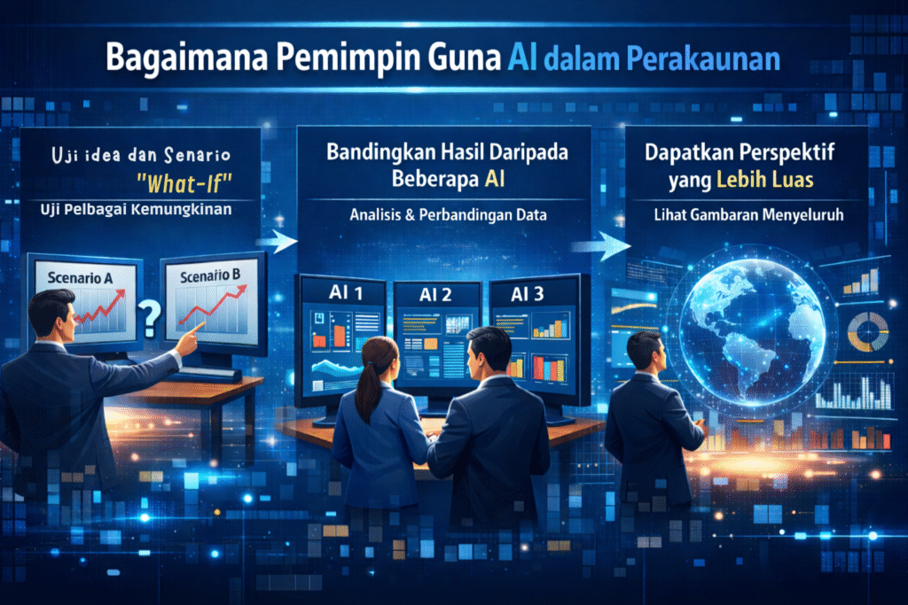 Bagaimana Pemimpin Guna AI dalam Perakaunan