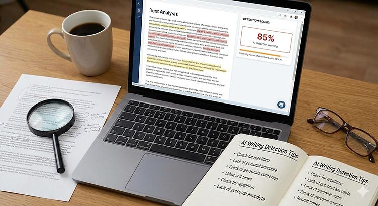 AI menganalisis gaya penulisan post LinkedIn
