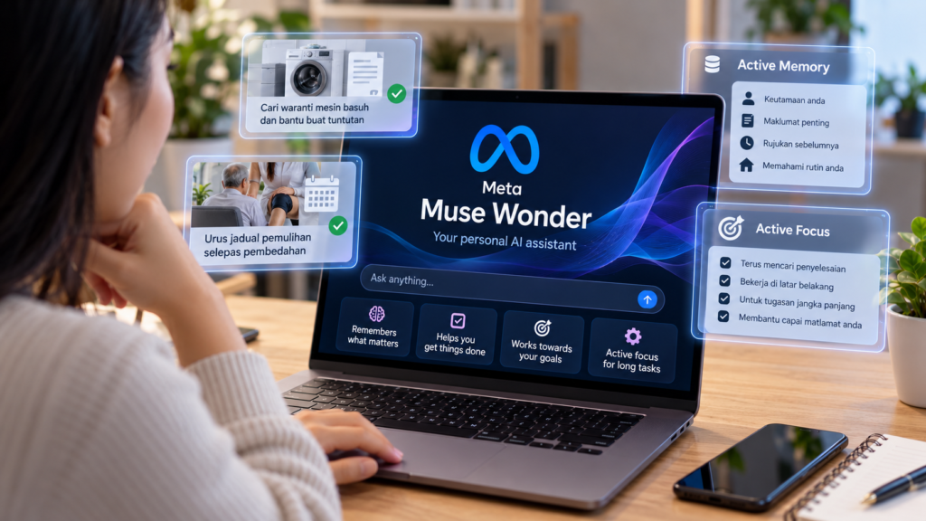 Meta Muse Wonder sebagai pembantu AI peribadi