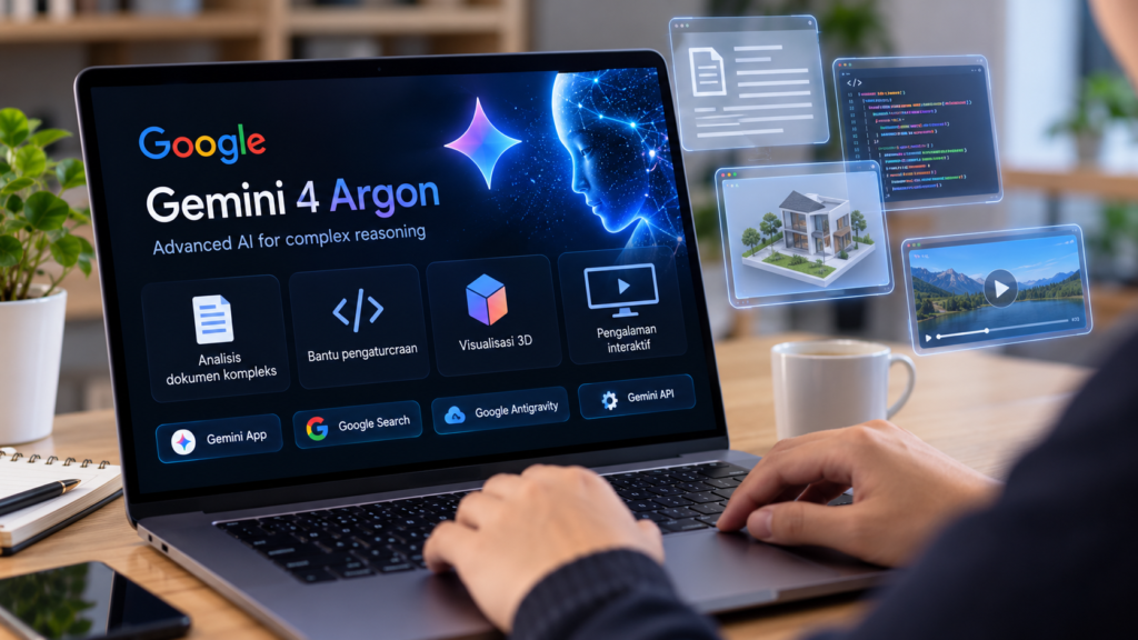 Google Gemini 4 Argon untuk tugasan AI kompleks